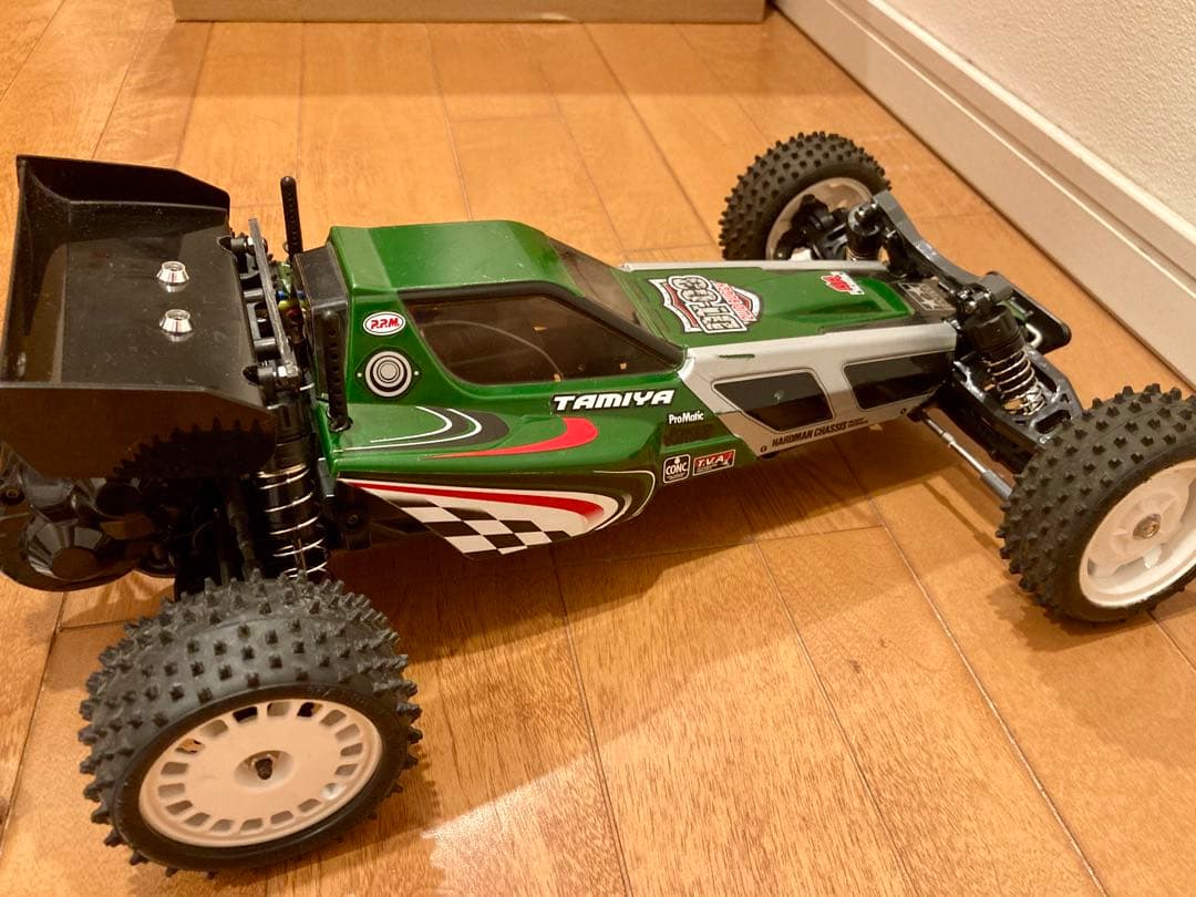 タミヤDT-03二駆バギーフルセット 前後DT-04ナックル（前六角ハブ）化