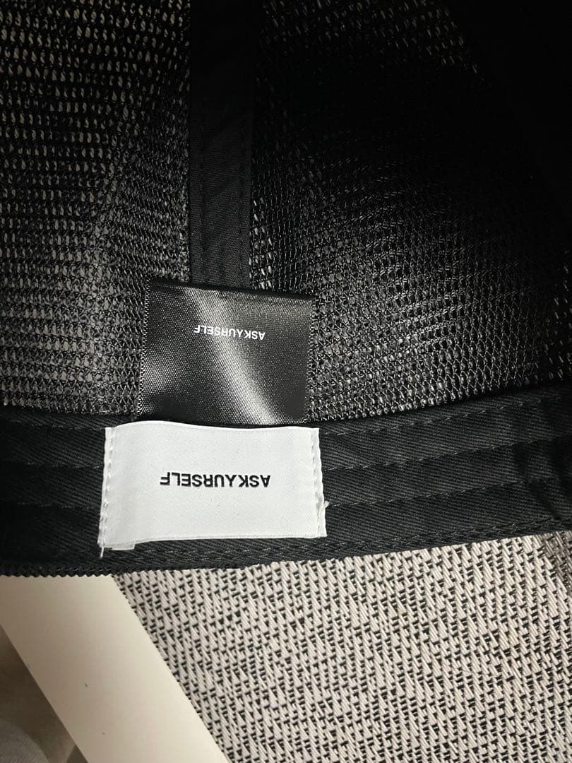 ASKYURSELF アスクユアセルフ キャップ ブラック値下げ可