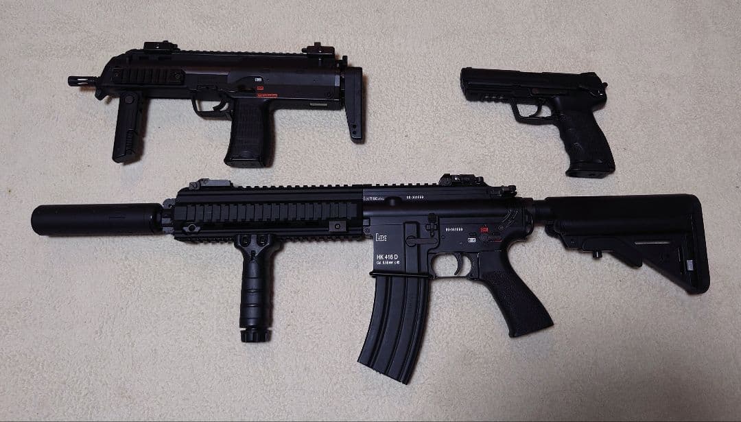 エアガン　東京マルイ純正品　HK416　セット