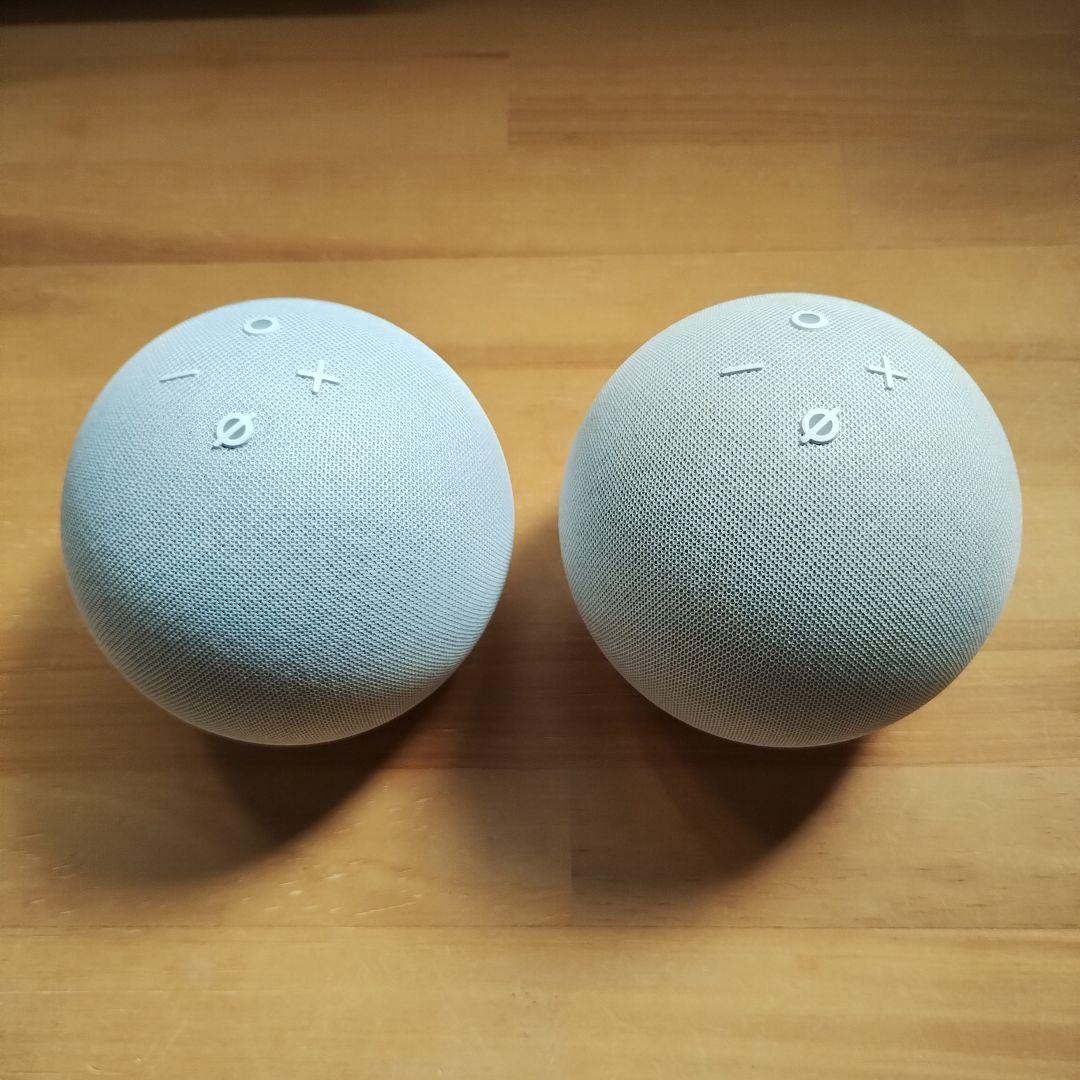 Amazon Echo dot（第５世代）2台セット　　１台時計付き