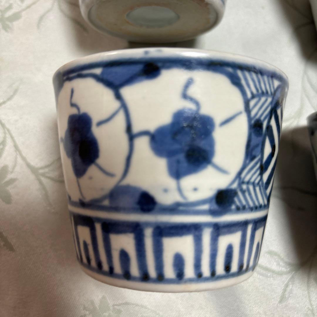 蕎麦猪口６個江戸、明治