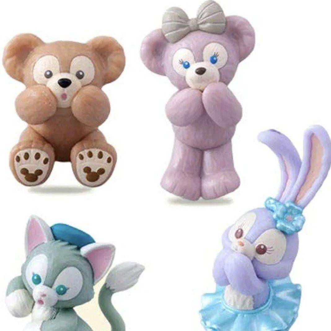 新品　ダッフィー　フレンズ　マルチホルダー　キーフック　ふち子　5種