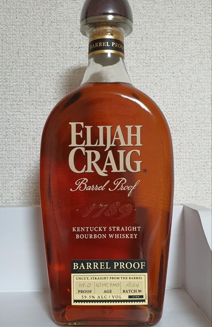 エライジャクレイグ バレルプルーフ 59.5% ECBP