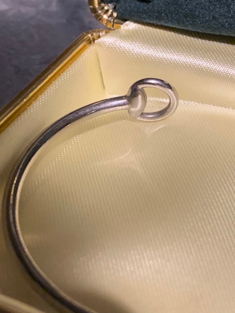 グッチ GUCCI ホースビット バングル SV925 メキシコ製 ヴィンテージ