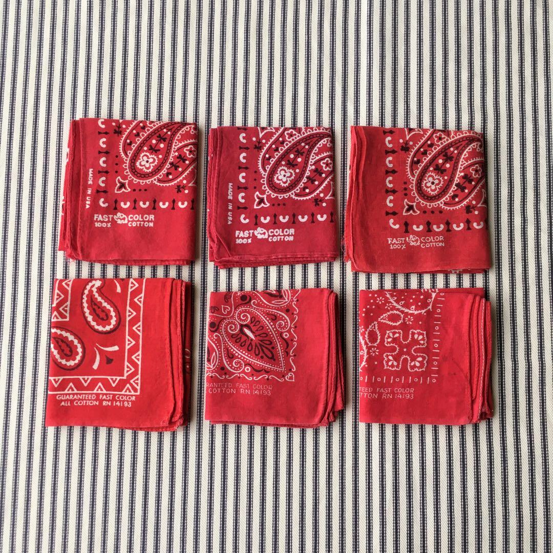 Masa1981【USA製】バンダナ 小判 10枚組