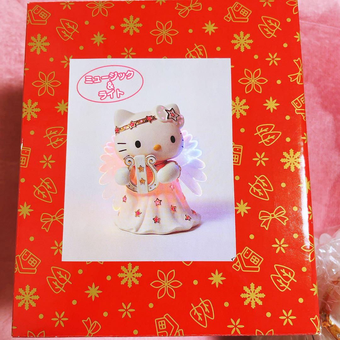 希少レア　ハローキティ　ファイバー　天使ドール　ライト　陶器　2003 サンリオ