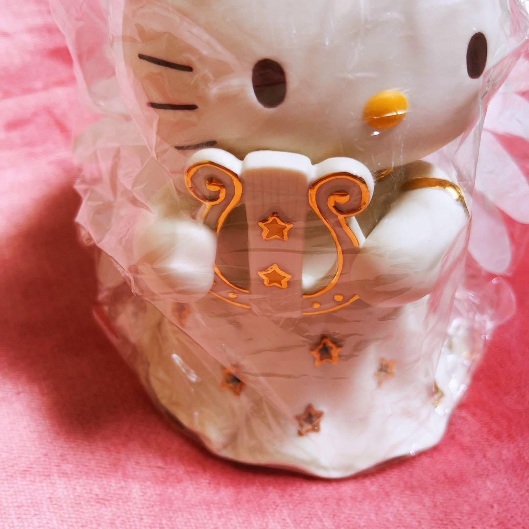 希少レア　ハローキティ　ファイバー　天使ドール　ライト　陶器　2003 サンリオ