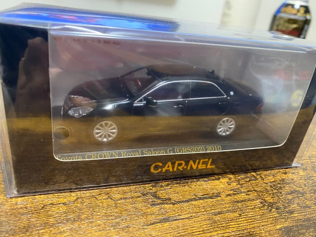 CAR-NELカーネル　ヒコセブン1/43 トヨタクラウンGRS202黒　新品
