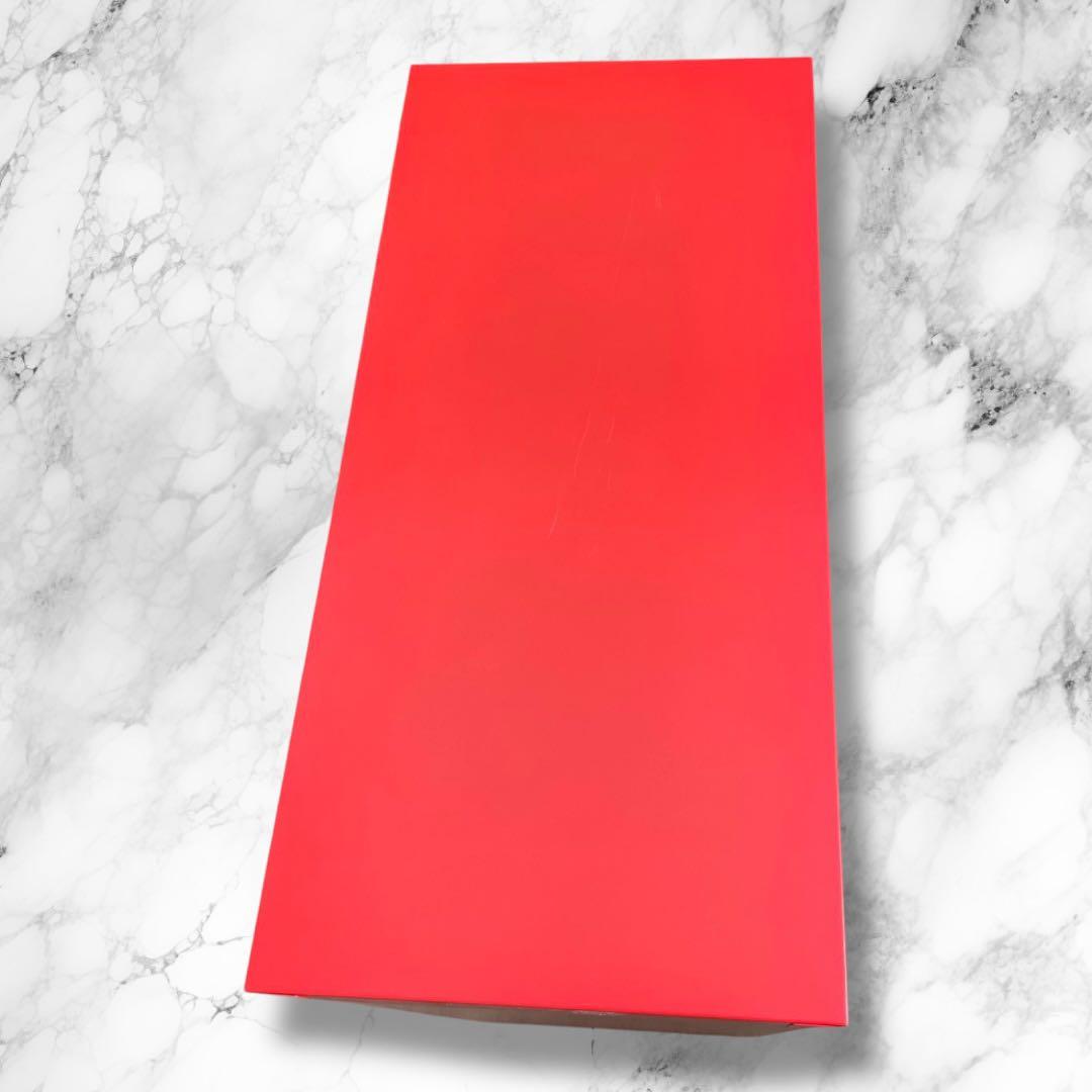 ①レッドカラーキャビネット ガラス引き戸付き収納棚 スチール製 ヴィンテージ風