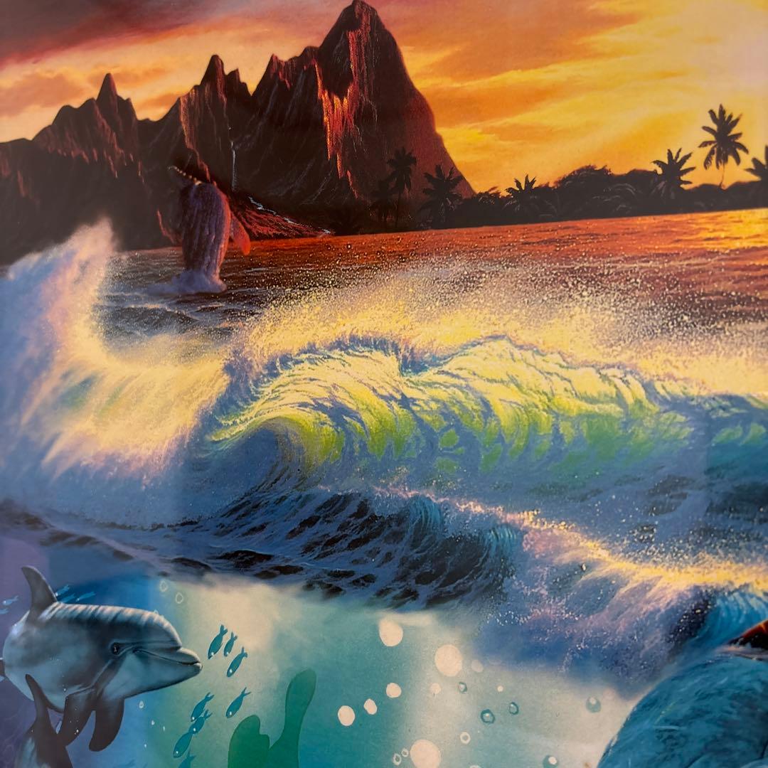 ラッセン　ディズニー　コラボ　UNDER THE SEA ポスター　額装品