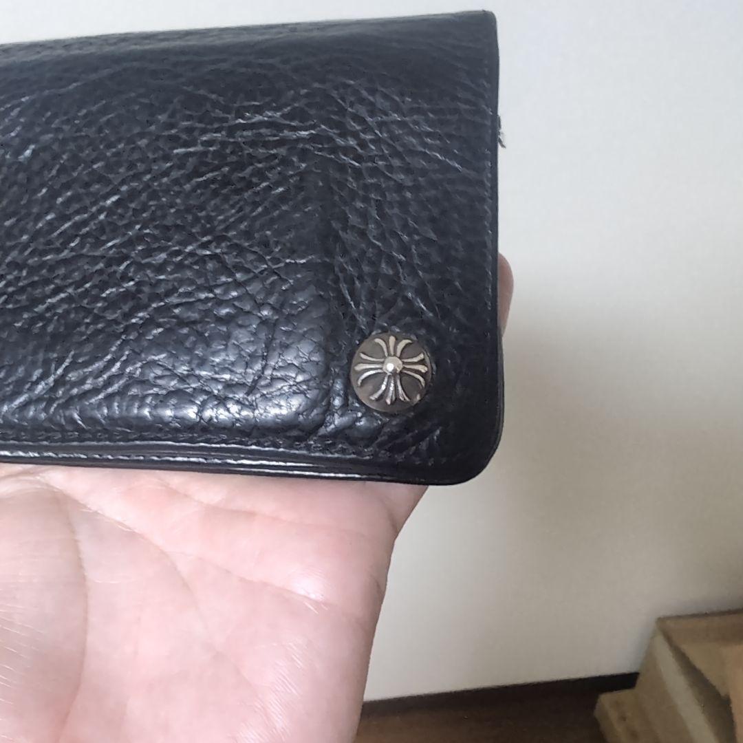 chromehearts2zipwalletアイアンクロスストラップ付き最終価格