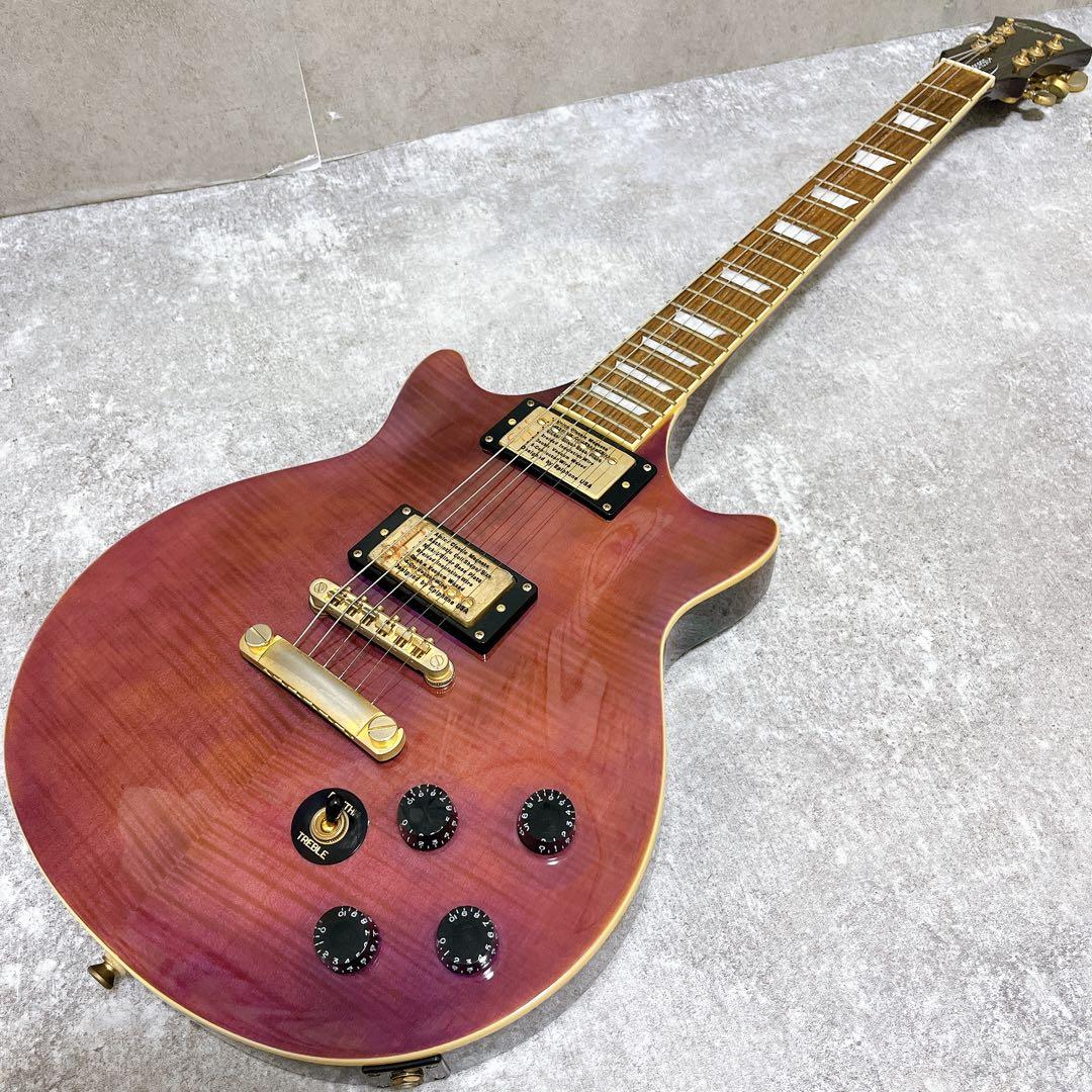 エピフォン Genesis ジェネシス デラックスプロ 虎杢 紫 エレキギター