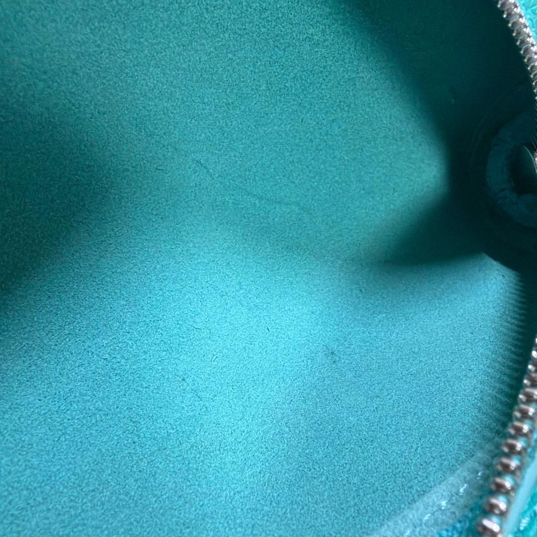 美品 ル・ボナー デブペンケース シュランケンカーフ ミント ペンケース 本革