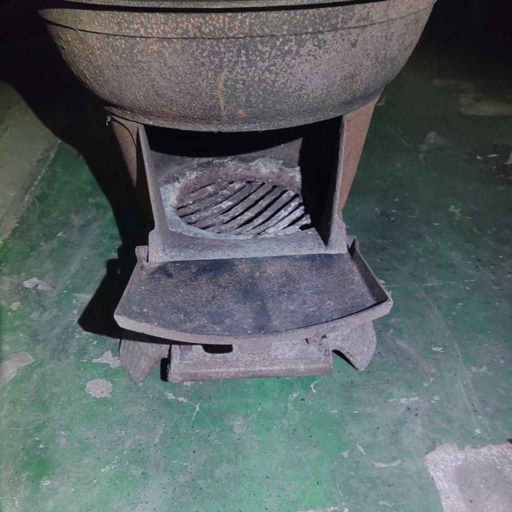 福寿 No.4 鋳鉄製釜戸と羽釜