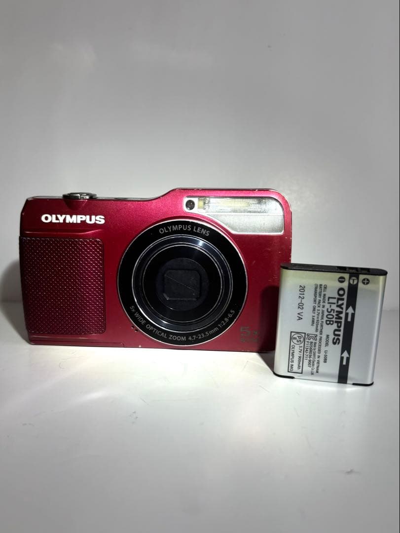 OLYMPUS VG-170 レッド 5倍光学ズーム