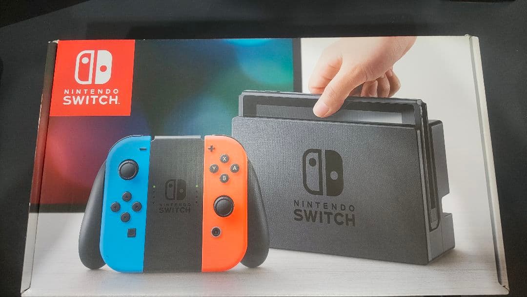 Nintendo Switch 本体 ネオンブルー/ネオンレッド　ケース付