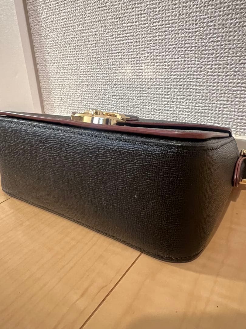 ロンシャン　ショルダーバッグ　メッセンジャー　黒