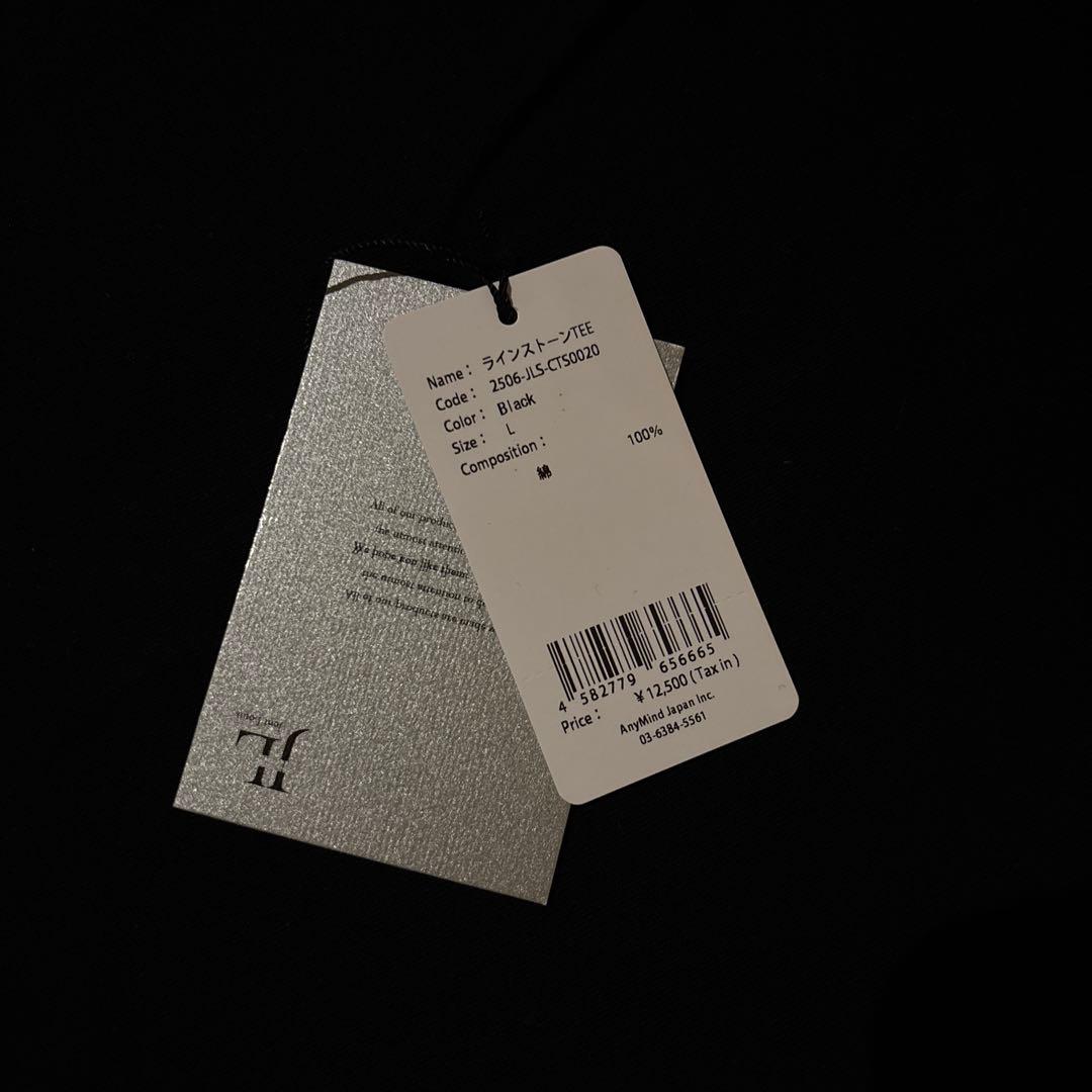 【即完品】jentlouis ラインストーンTシャツ