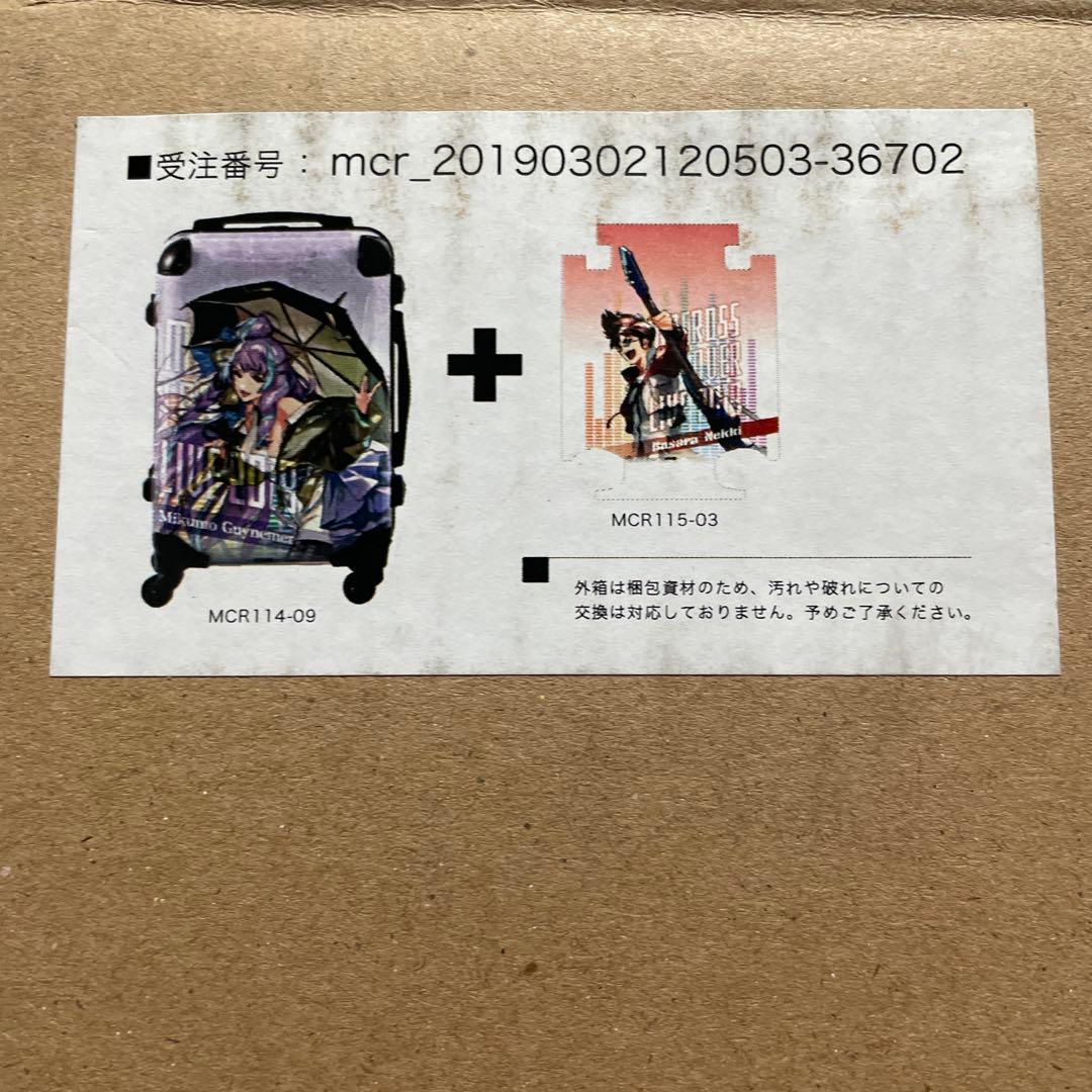 マクロス　キャリーケース　美雲・ギンヌメール　熱気バサラパネル　未使用