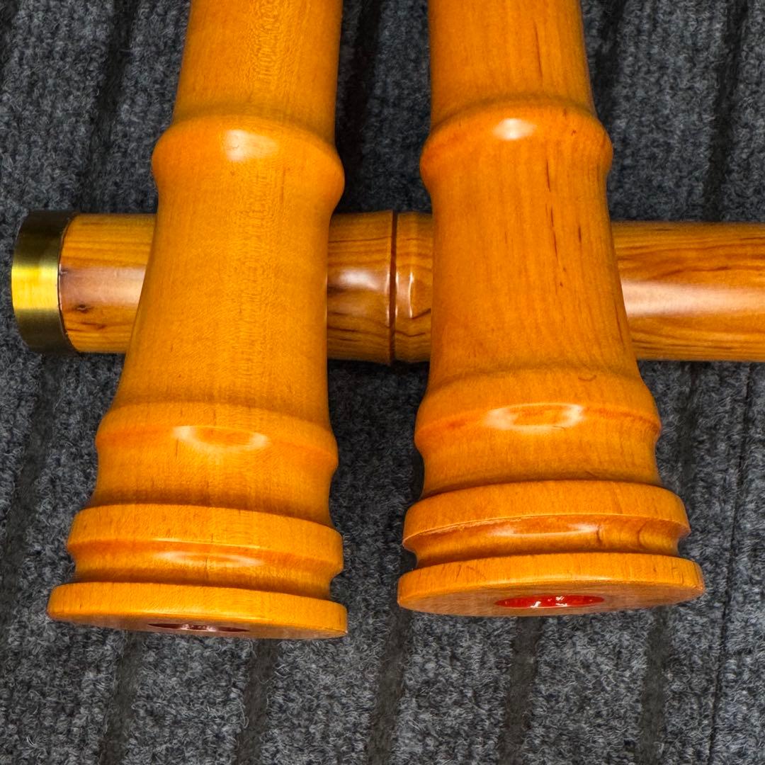 尺八 銘木 琴風尺八　２管セット