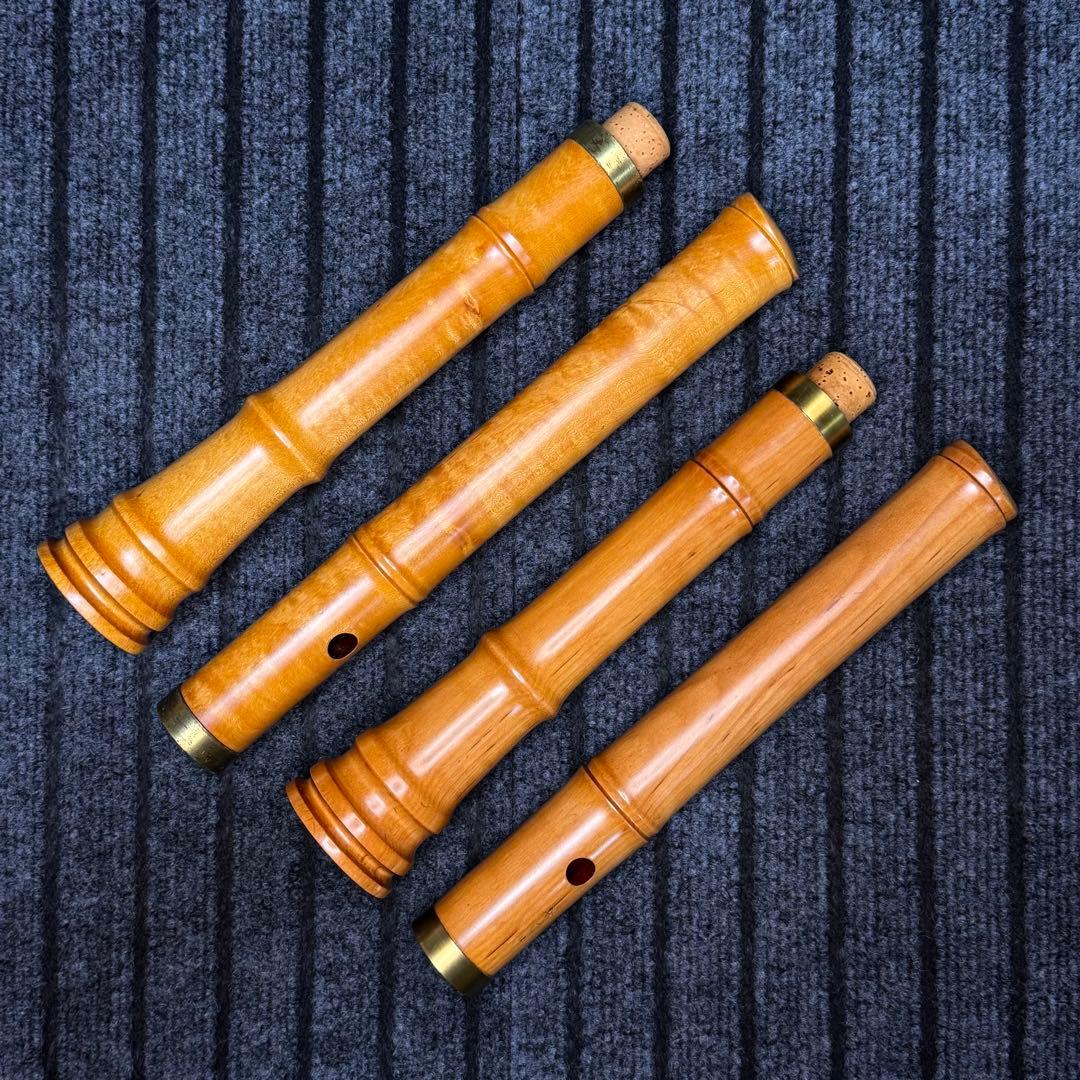 尺八 銘木 琴風尺八　２管セット
