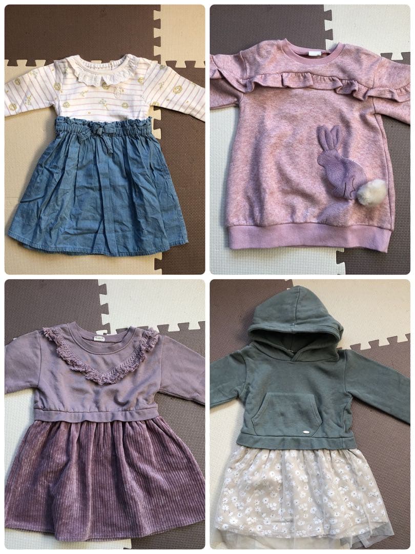 専用　女の子　春・秋・冬物まとめ売り　100cm ブランド多数　108点