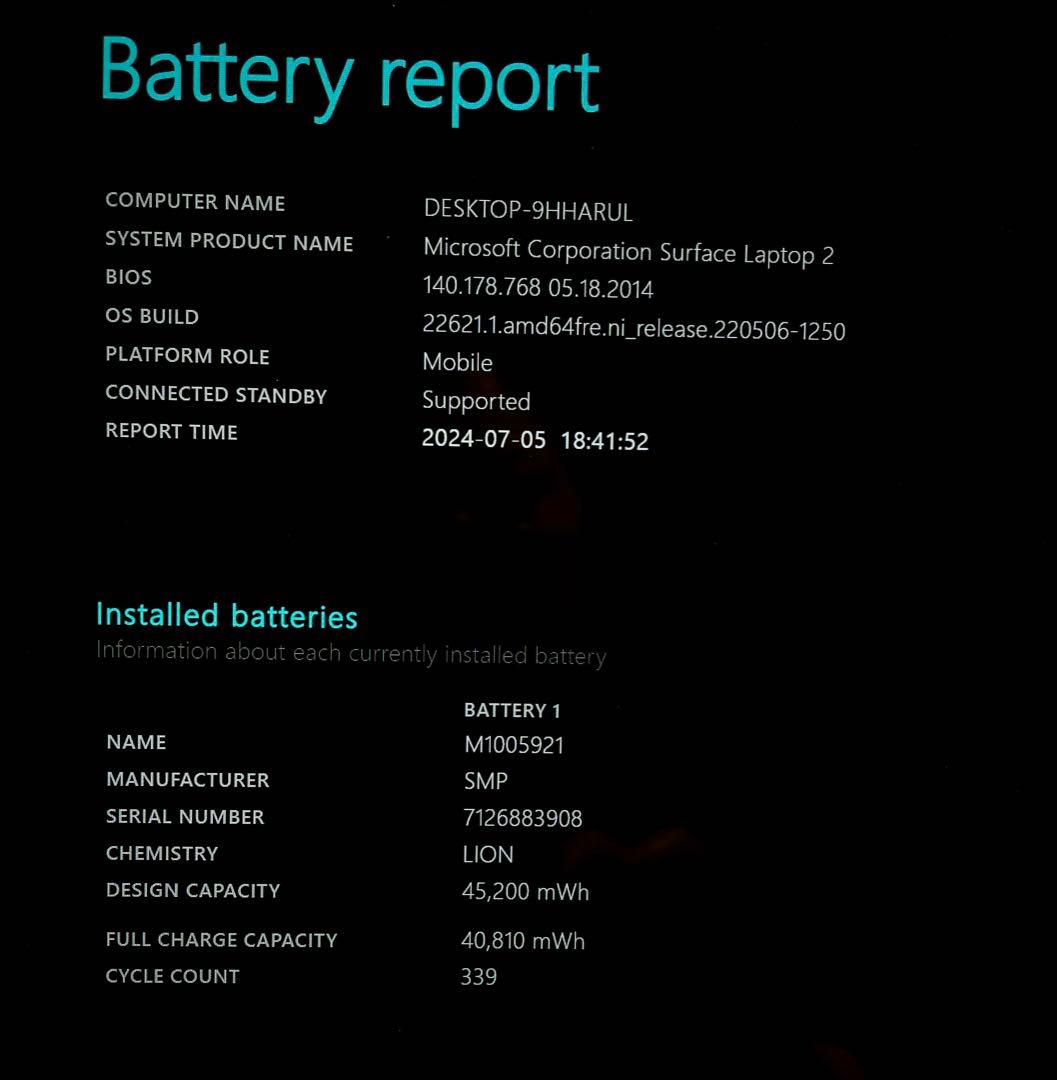 【Core i5】Microsoft　surface　Laptop 2　※即発送