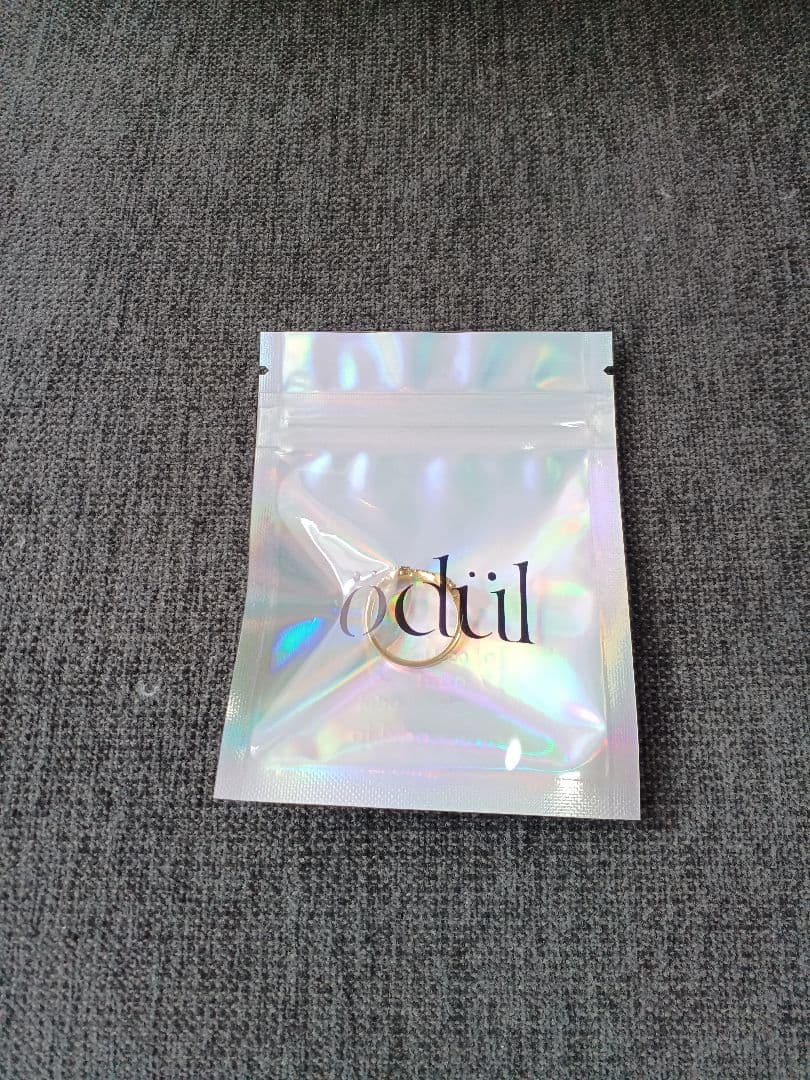 odul　モアサナイトDRAWING RING　ゴールド