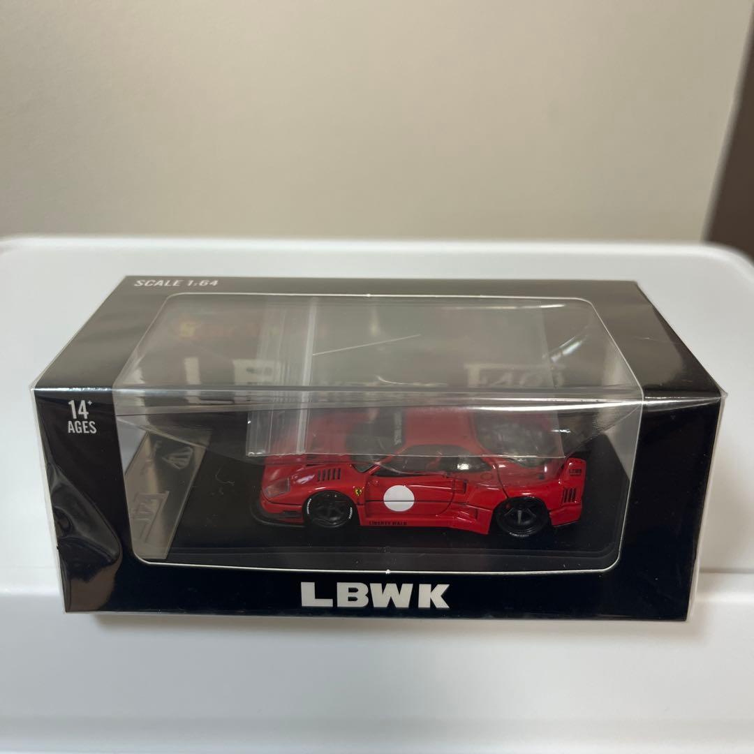 1/64 F40 リバティウォーク　ミニカー　レッド