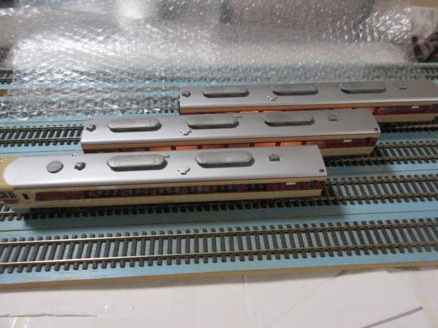 国鉄 キハ80系気動車 3両セット HOゲージ　(金属製 / エンドウ製）