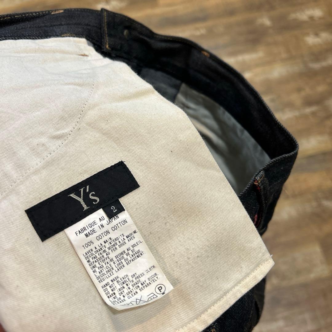 Y's ワイズ ヨウジヤマモト ブラックデニム サルエルパンツ