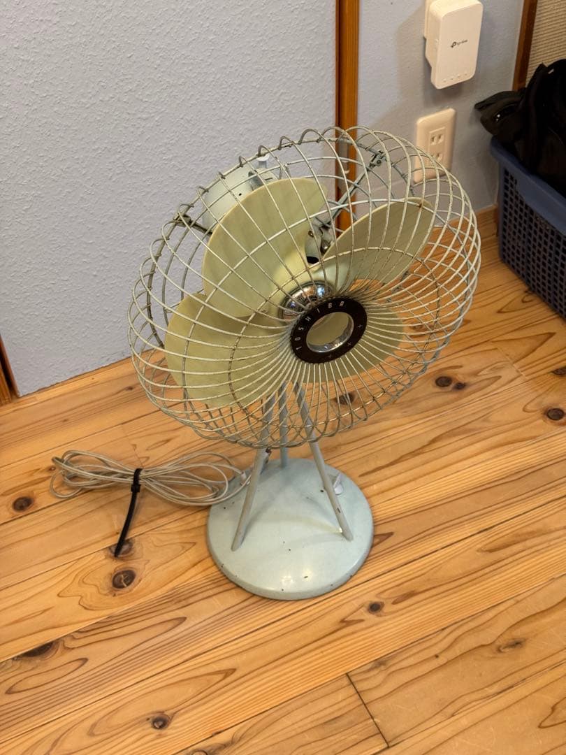 TOSHIBA 東芝芝浦　扇風機 レトロライトグリーン