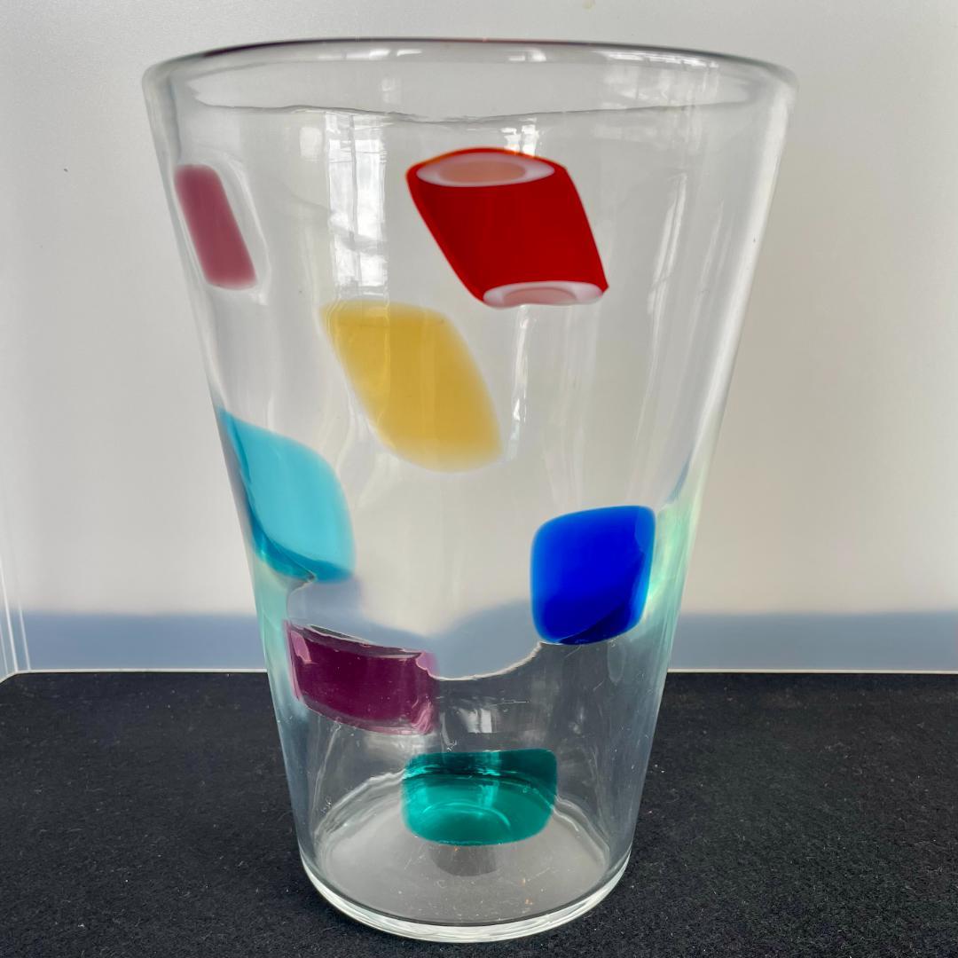 希少 ジャンニ・ヴェルサーチ サイン入 ムラーノ ガラス 1990’s