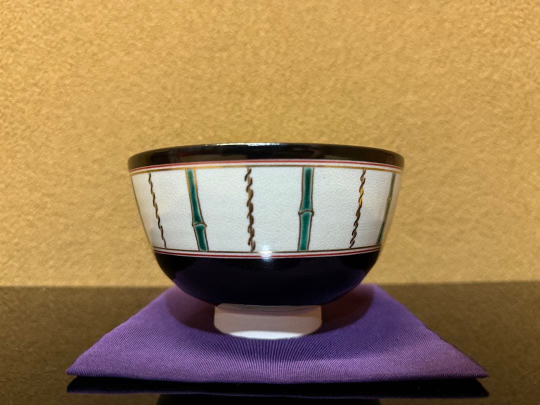 宮川香斎　真葛香斎　竹ノ絵茶碗