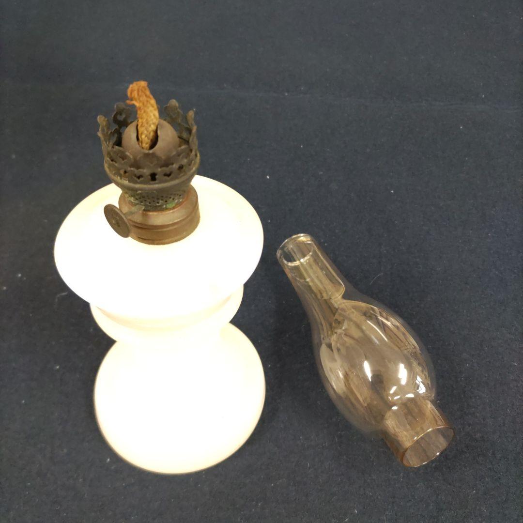 大正硝子　オイルランプ　D604