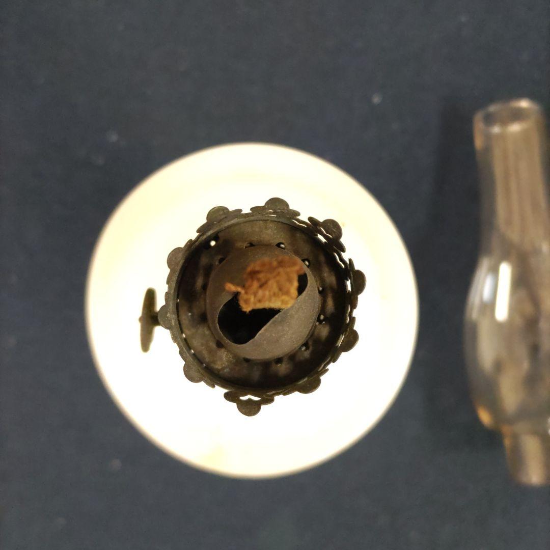 大正硝子　オイルランプ　D604