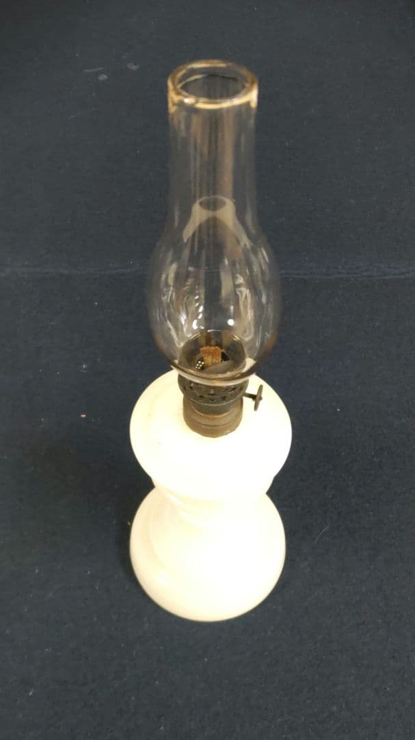 大正硝子　オイルランプ　D604