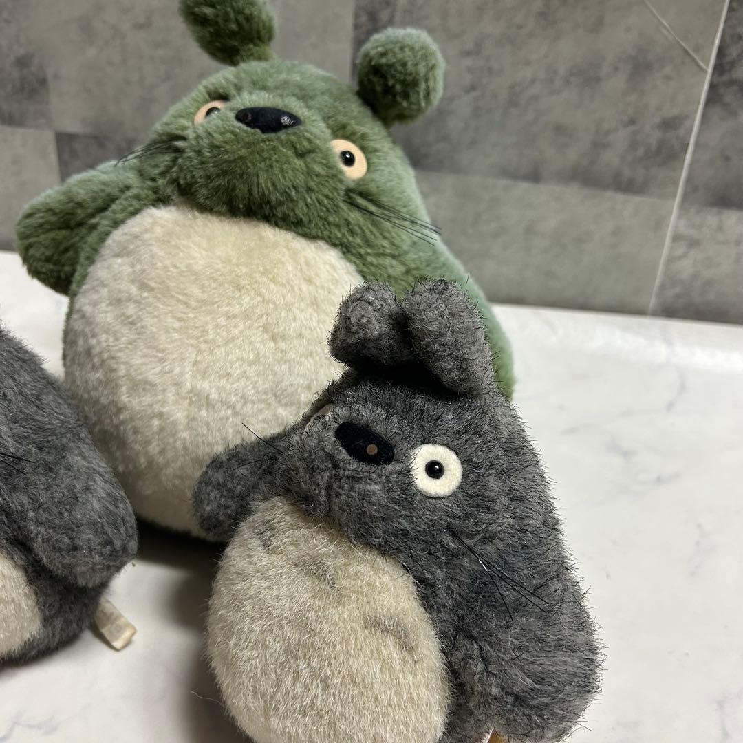 となりのトトロ　中トトロ　小トトロ ぬいぐるみ 徳間書店 3匹セット レトロ