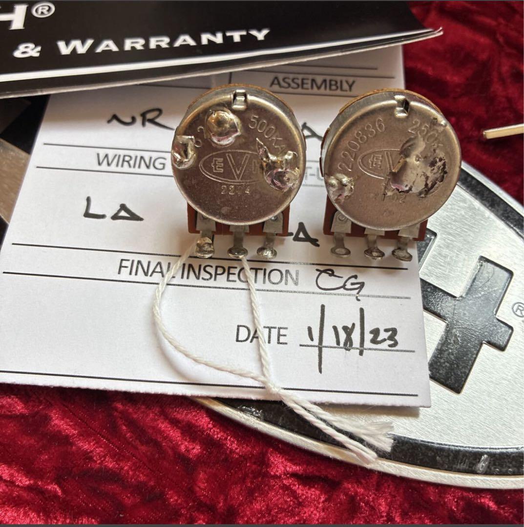 美品 2023年製 EVH Wolfgang USA Ivory エボニー指板