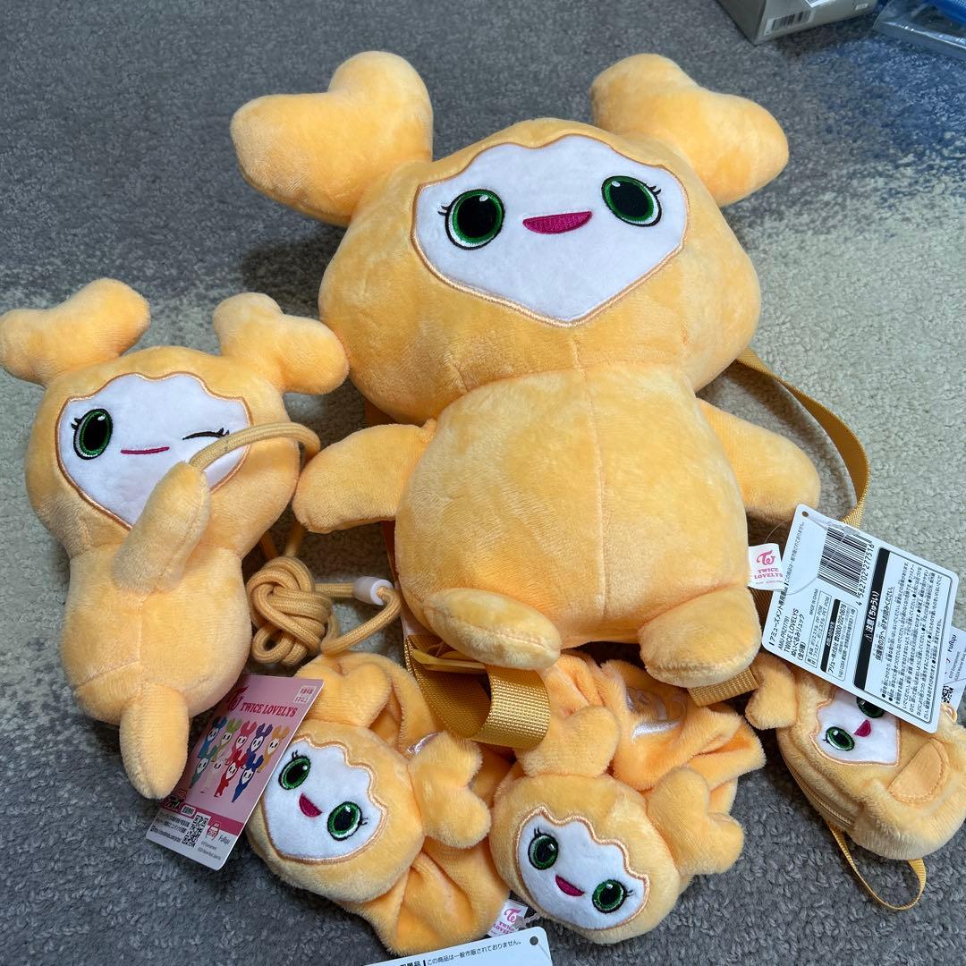 GIGO TWICE LOVELYS ぬいぐるみマスコット 5個セット