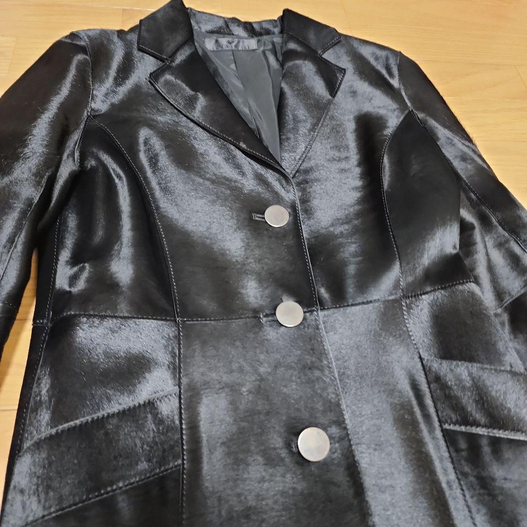 ブラック チェスターコート 3つボタン