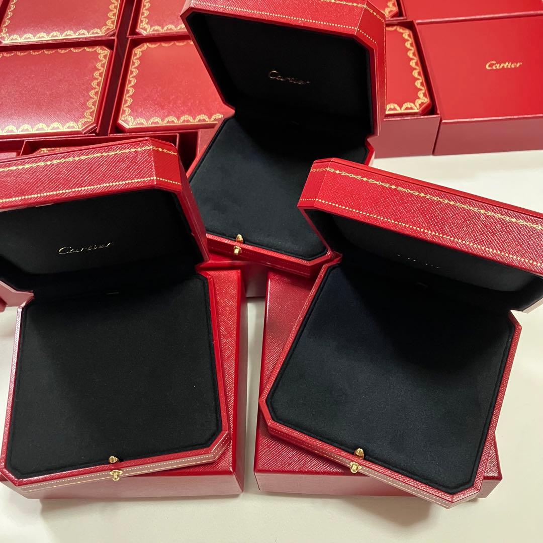 美品　カルティエ　ネックレスケース　リングケース　空箱　現行品　11個