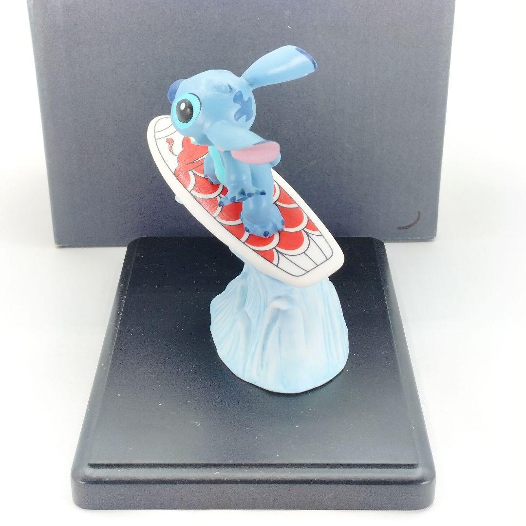 陶器製 スティッチ 波乗り飾り 鯉のぼり サーフィン ディズニー フィギュア