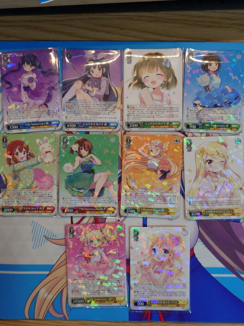 ヴァイスシュヴァルツ きんいろモザイク きんモザ 15th RR以下4コン