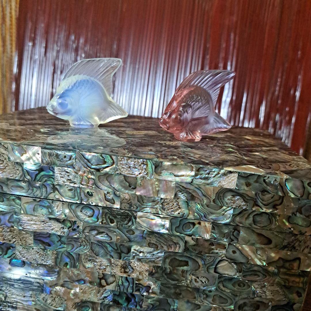 ラリック社　プティポワソン　二点組