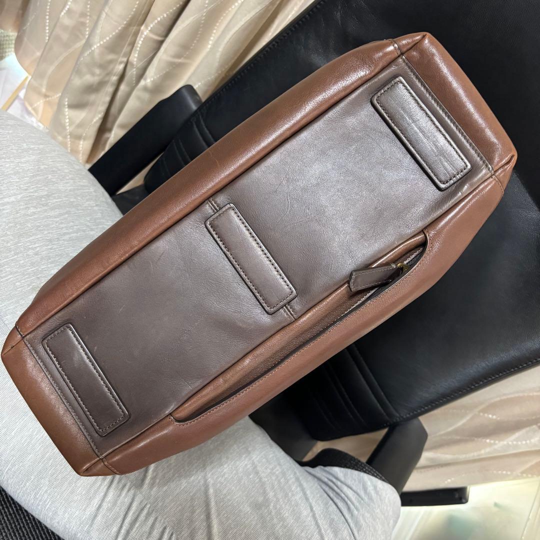 TUMI 68560D BEACON HILL レザー本革 ブリーフ　ビジネス茶