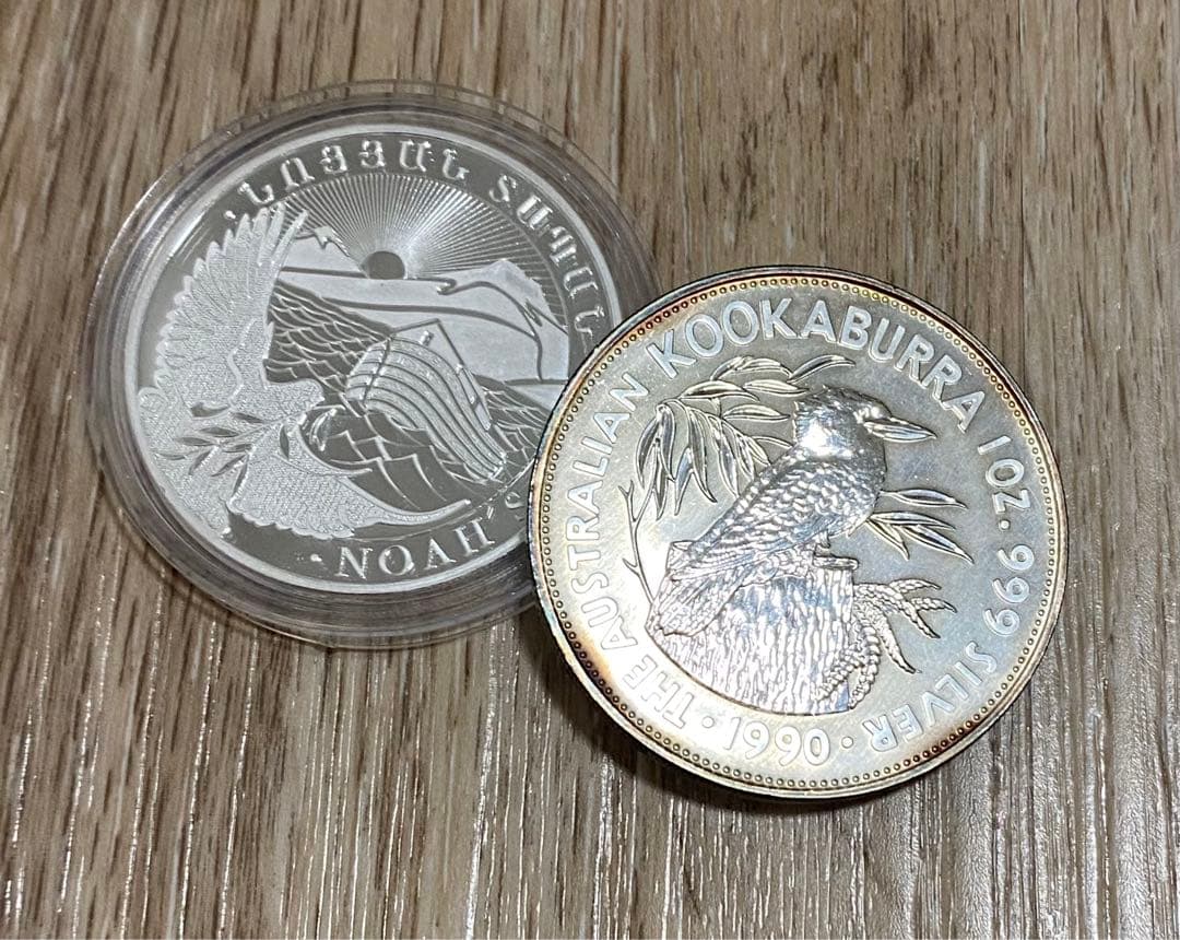 【総重量197g】銀貨・銀メダル 9点まとめ（カワセミ・干支龍・ノアの方舟 他