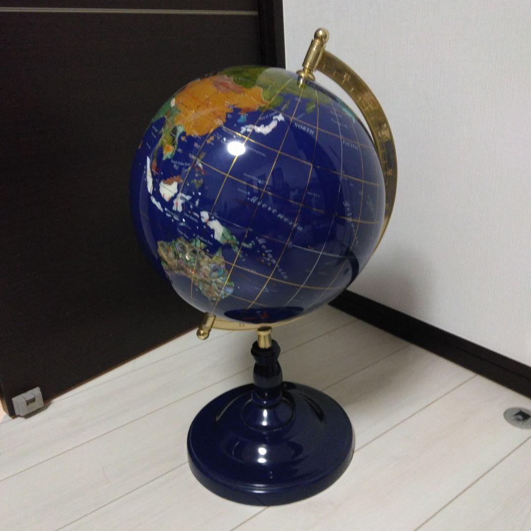 地球儀 天然石