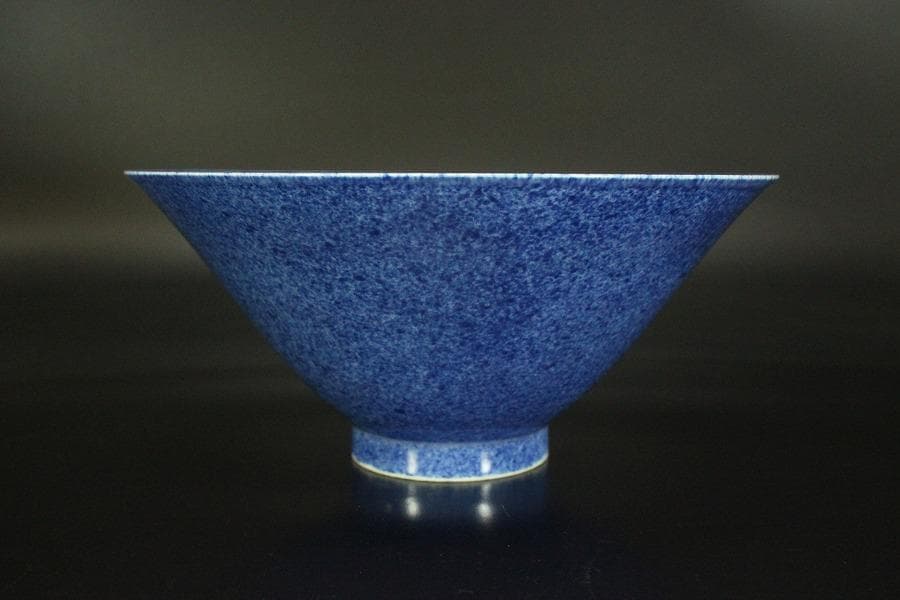 中国美術 唐物 南京吹墨 菓子器 碗 乾隆年製 瑞雲居珍蔵 書箱(RC908)