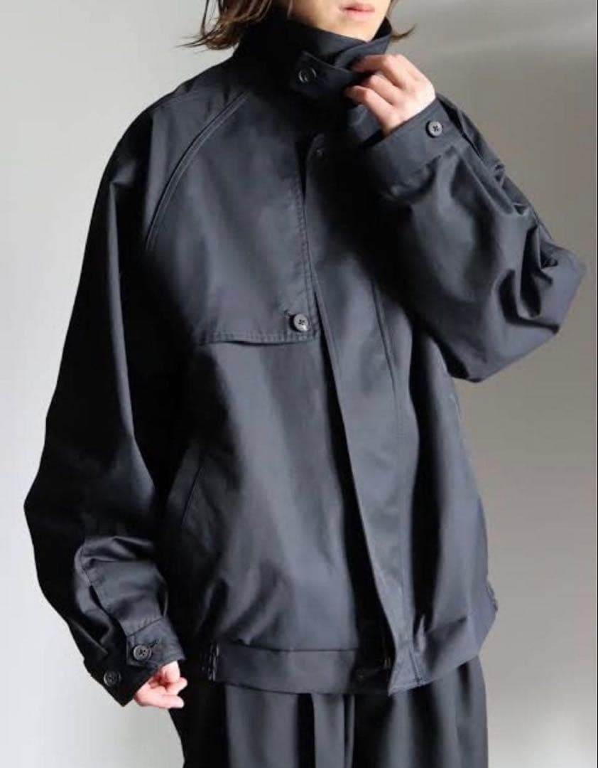 stein　OVERSIZED HARRINGTON ZIP JACKET